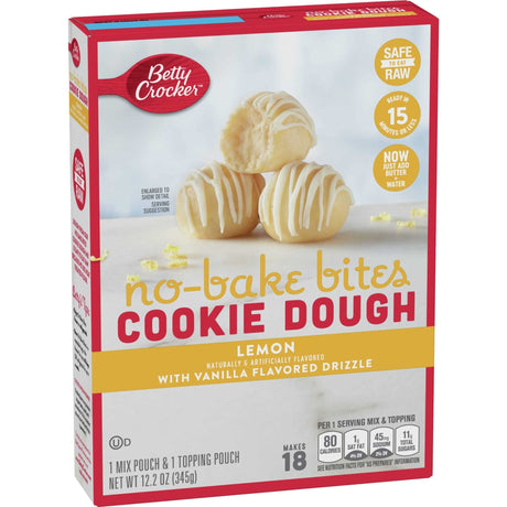 Betty Crocker No-Bake Cookie Dough Bites Lemon (345g)