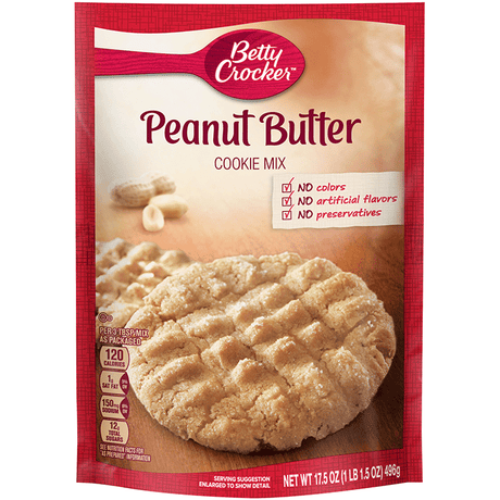 Betty Crocker Peanut Butter Cookie Mix (496g)