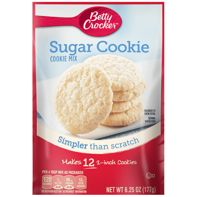 Betty Crocker Snack Size Sugar Cookie Mix (177g)