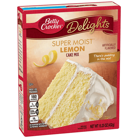 Betty Crocker Super Moist Lemon Cake Mix (432g)