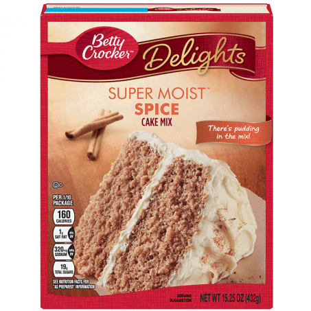 Betty Crocker Super Moist Spice Cake Mix (432g)