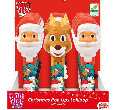 Bip Christmas Pop Ups Lollipop Assorted Character (10g)