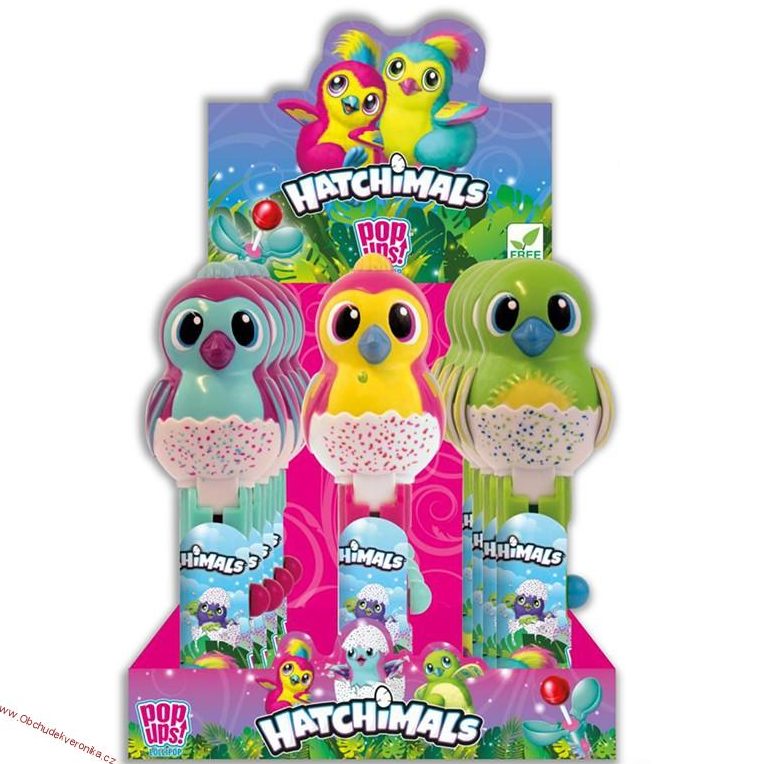Bip Hatchimals Pop Ups Lollipop Assorted Character (10g)