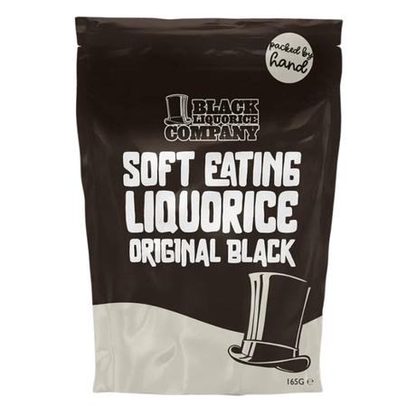 Black Liquorice Company Soft Eating Liquorice Original Black (165g)