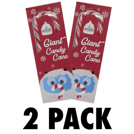 Bonds Giant Strawberry Candy Cane - 2 PACK (100g)