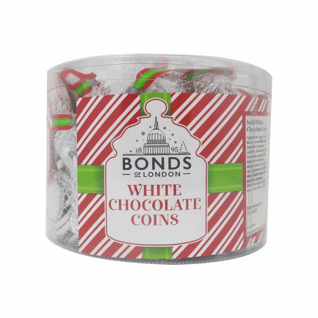 Bonds White Chocolate Silver Coins (25g) (Case of 60)