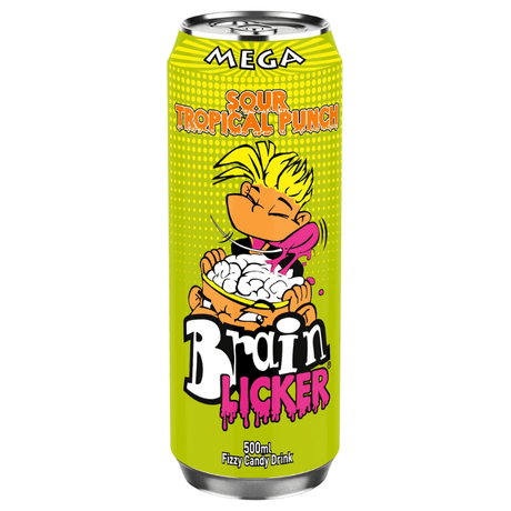 Brain Licker Sour Fizzy Candy Drink Tropical (500ml)