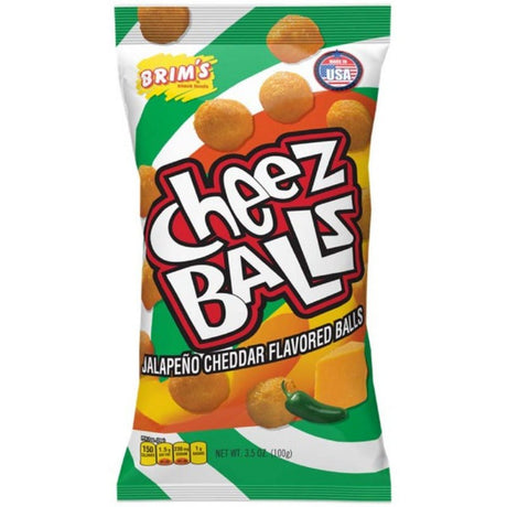 Brim's Cheez Balls Jalapeno Cheddar (100g)