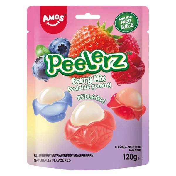Amos Peelerz Berry Mix Peg Bag 120g
