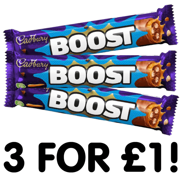 Cadbury Boost Bar 3 Pack (48g)