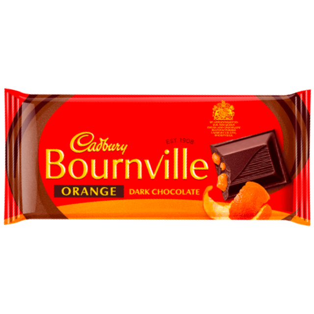 Cadbury Bournville Orange Dark Chocolate Bar (100g)
