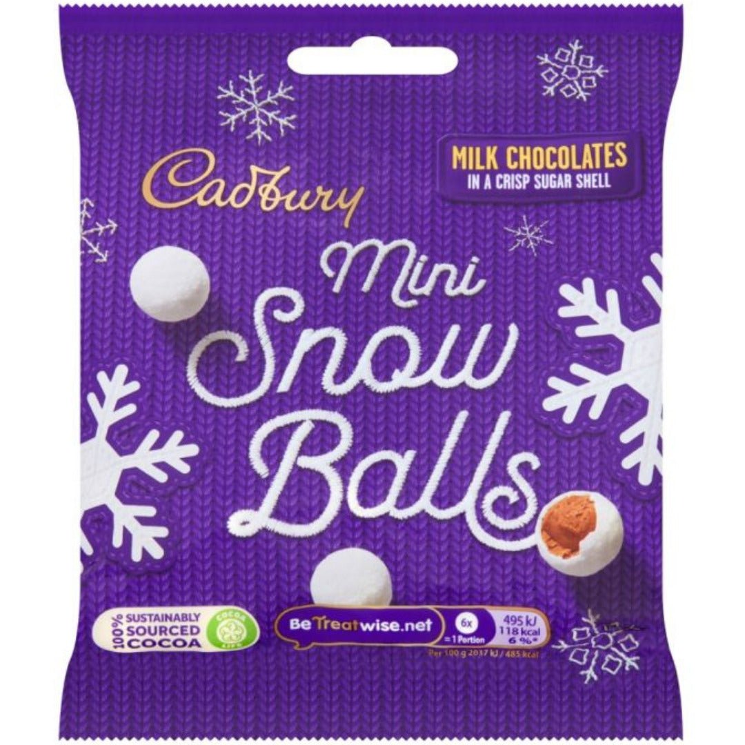 Cadbury Chocolate Mini Snowballs Bag (80g)