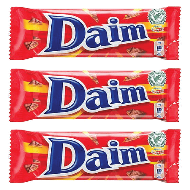 Cadbury Daim Bars 3 Pack (3x28g)