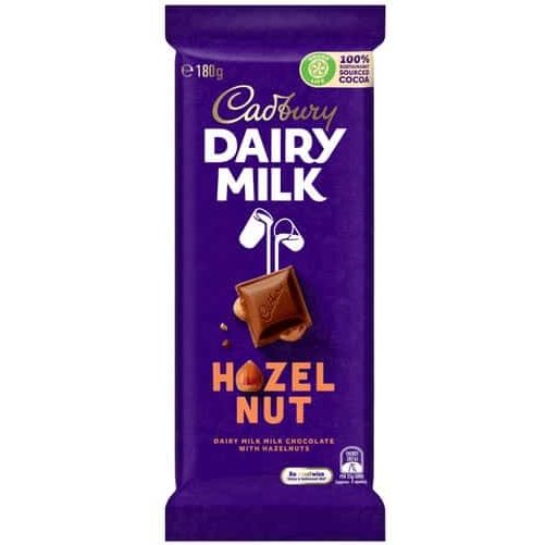 Cadbury Dairy Milk Block Hazelnut (180g)