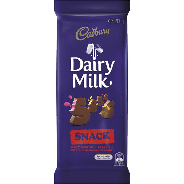 Cadbury Dairy Milk Block Snack (180g)