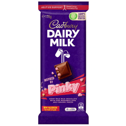 Cadbury Dairy Milk Block With Pinky (170g)