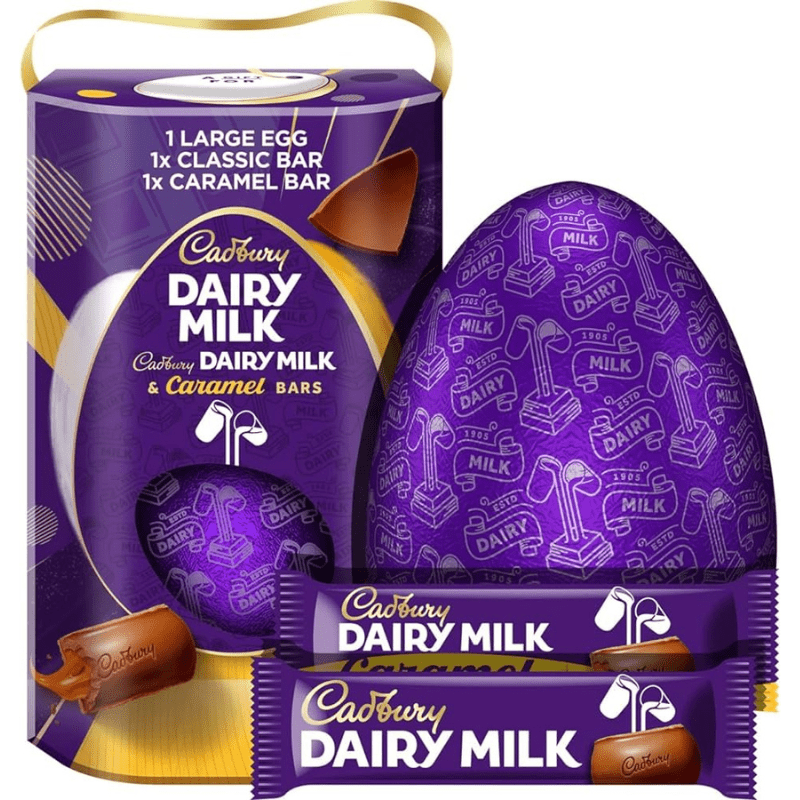 Cadbury Dairy Milk & Caramel Easter Egg (245g) SoSweet