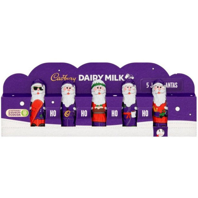 Cadbury Dairy Milk Chocolate Mini Santa's (75g)