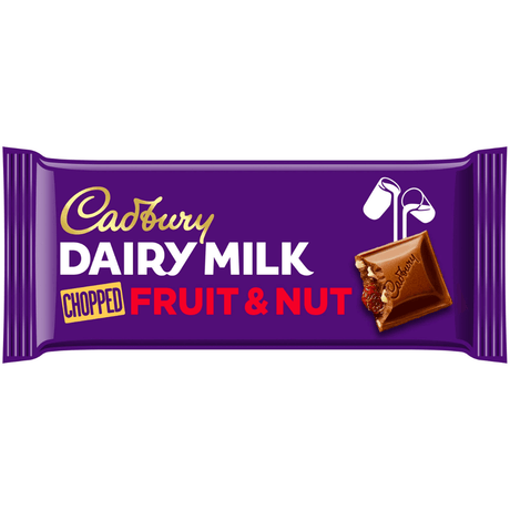 Cadbury Dairy Milk Fruit and Nut Chocolate Bar (110g)