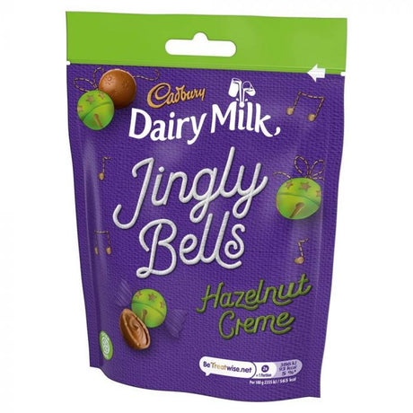 Cadbury Dairy Milk Hazelnut Crème Jingle Bells Pouch (82g)