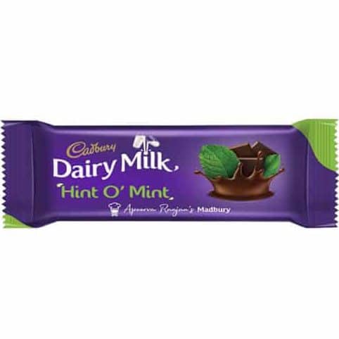 Cadbury Dairy Milk Hint O' Mint (36g) (India)