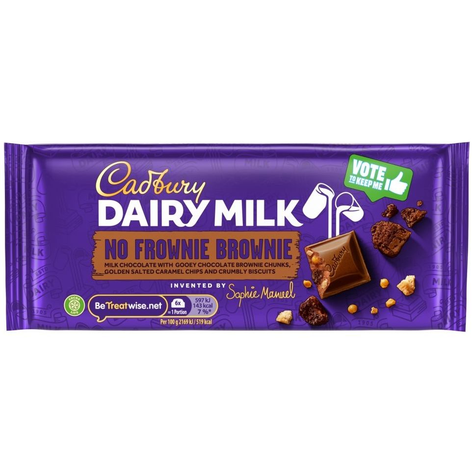 Cadbury Dairy Milk No Frownie Brownie (110g)