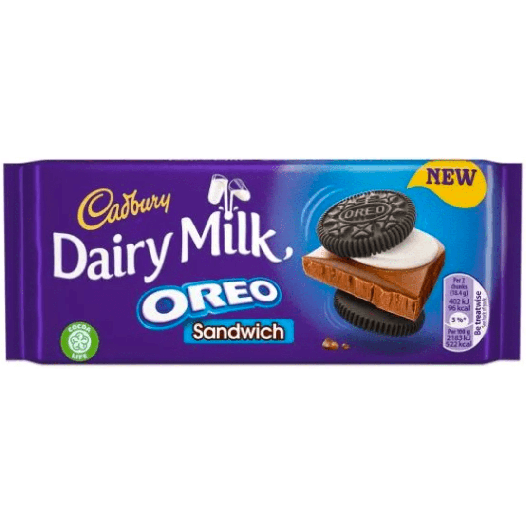 Cadbury Dairy Milk Oreo Sandwich (96g)