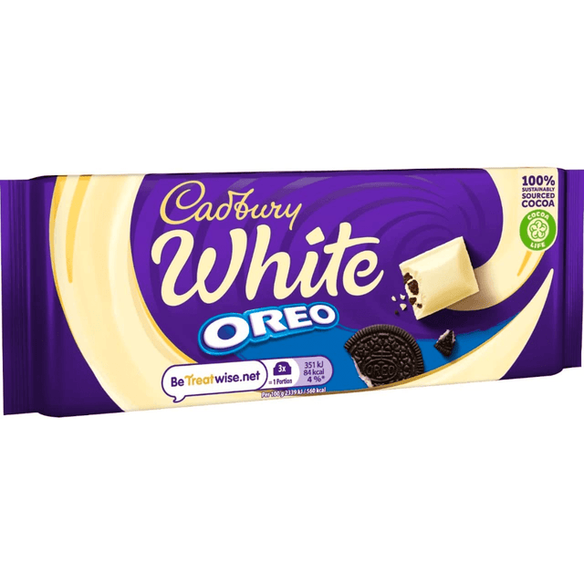 Cadbury Dairy Milk Oreo White Chocolate (120g)