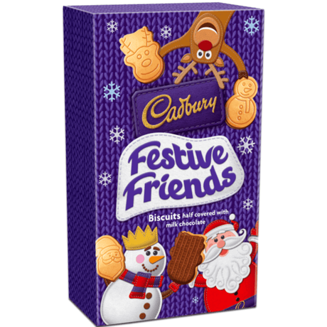 Cadbury Festive Friends Chocolate Biscuits (150g)