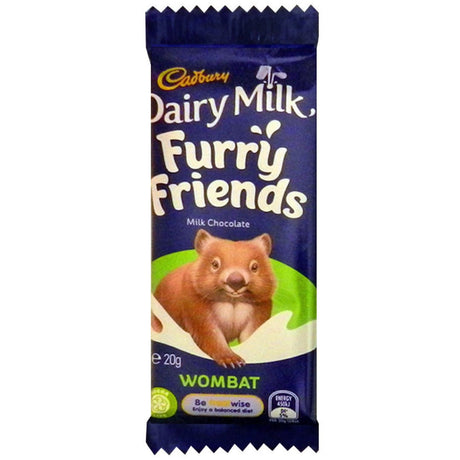 Cadbury Furry Friends Chocolate Bar (Aus) (20g)