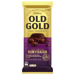 Cadbury Old Gold Jamaica Rum and Raisin Block (180g)