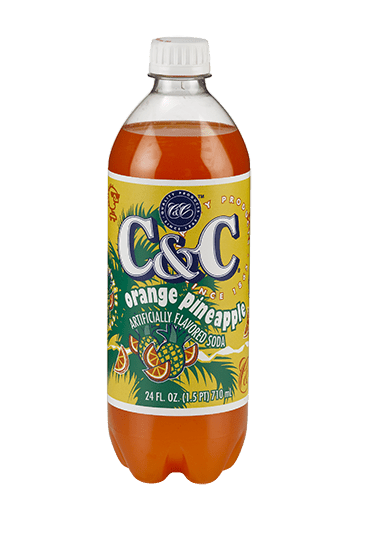 C&amp;C Orange Pineapple Soda (710ml)