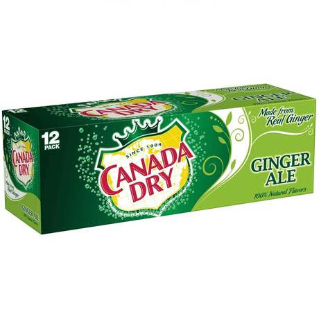 Canada Dry Ginger Ale Fridge Pack (Case of 12)