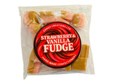 Candy Creations Strawberry & Vanilla Fudge Bag 150g