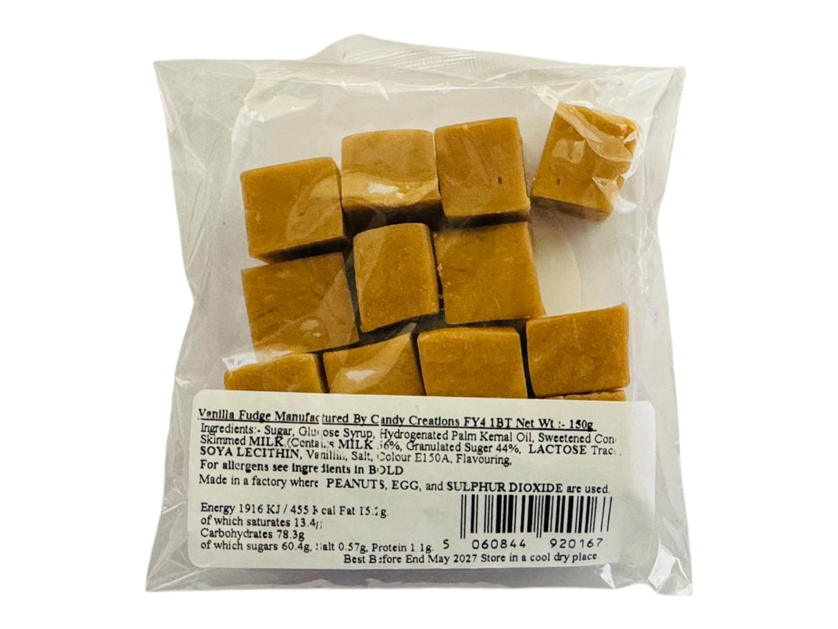 Candy Creations Vanilla Fudge Bag 150g
