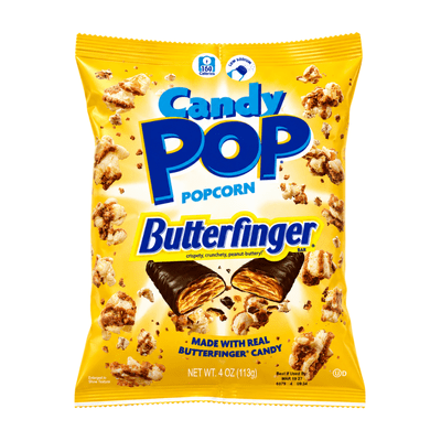 Candy Pop Pocorn with Butterfinger 113g Bag USA