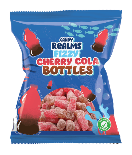 Candy Realms Fizzy Cherry Cola Bottles (190g)
