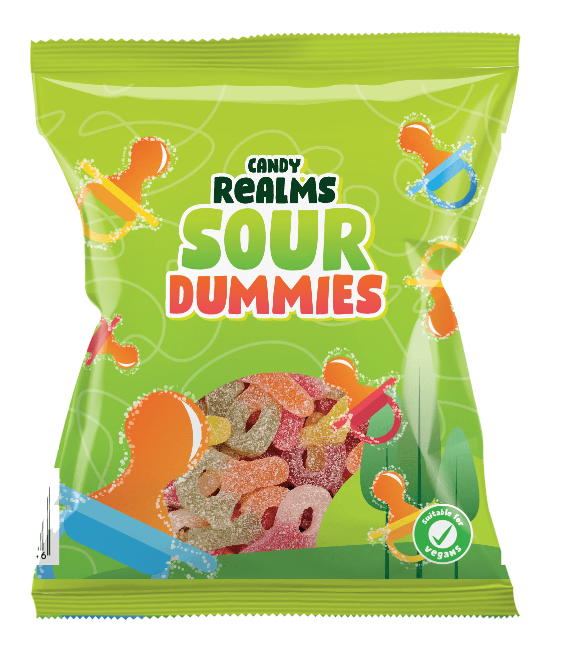 Candy Realms Sour Dummies (190g) Discover Zesty Fruity Delights SoSweet