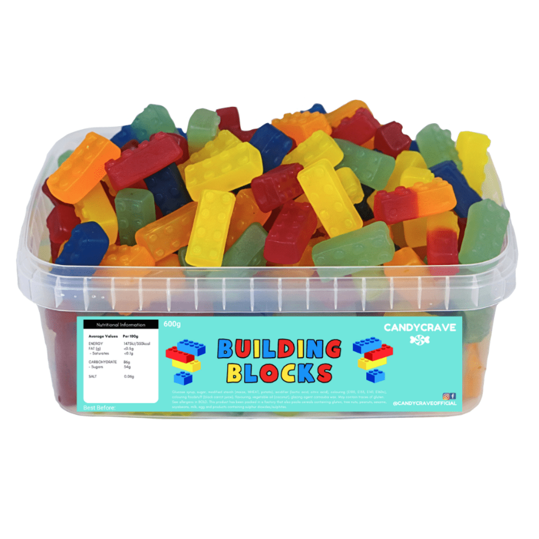Candycrave Building Blocks Tub (600g)