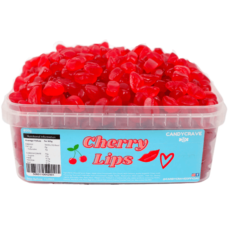 Candycrave Cherry Lips Tub (600g)