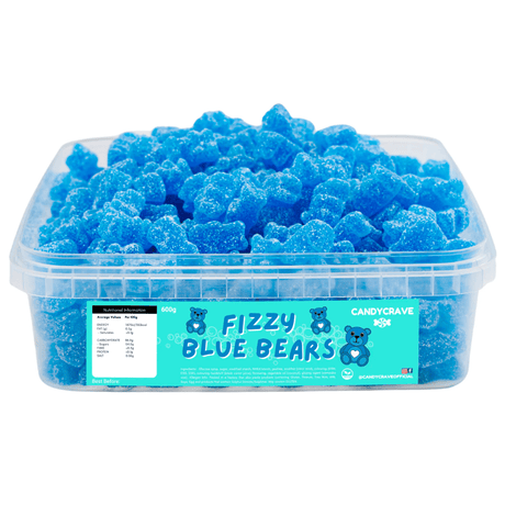 Candycrave Fizzy Blue Bears Tub (600g)