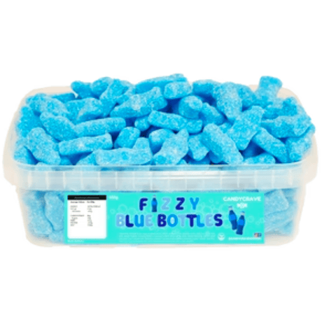 Candycrave Fizzy Blue Bottles Tub (600g)