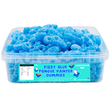 Candycrave Fizzy Blue Tongue Painter Dummies Tub (600g)