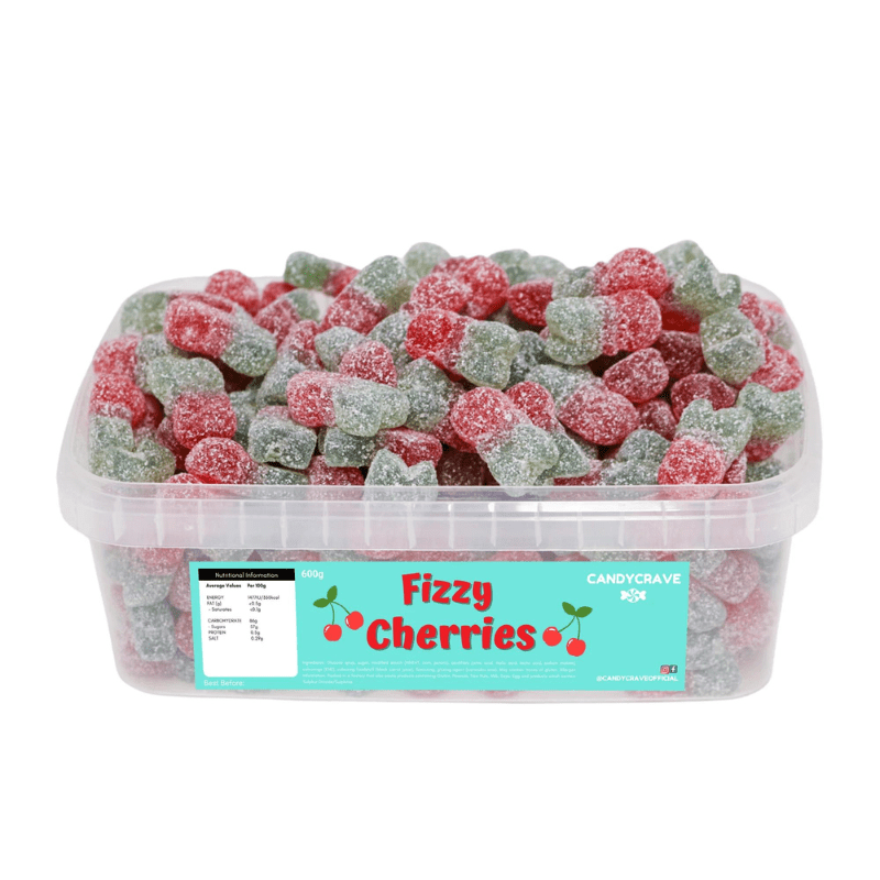 Candycrave Fizzy Cherries Tub (600g)