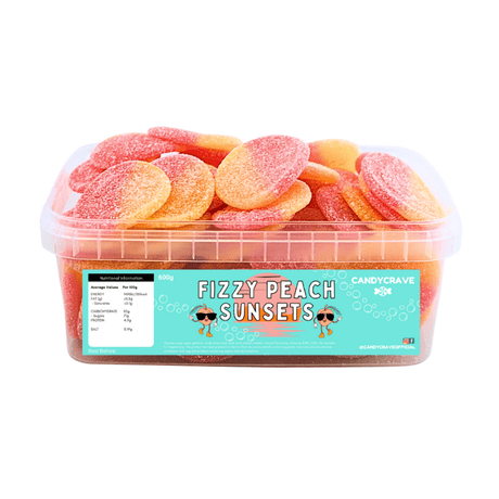 CandyCrave Fizzy Peach Sunsets Tub (600g)