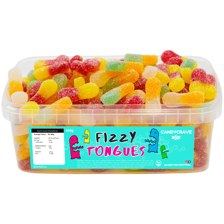 Candycrave Fizzy Tongues Tub (600g)