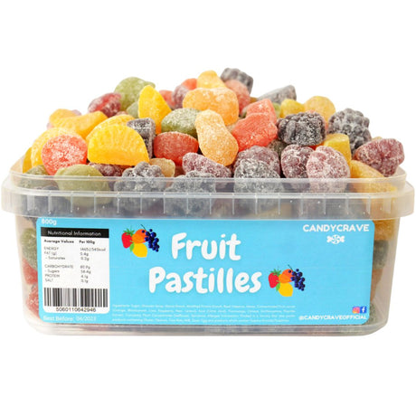 Candycrave Fruit Pastilles Tub (600g)