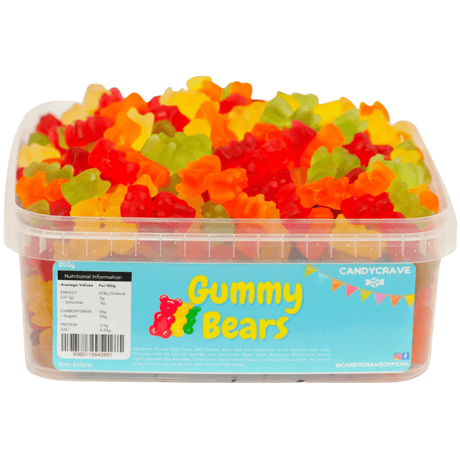 Candycrave Gummy Bears Tub (600g)