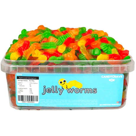 Candycrave Jelly Worms Tub (600g)