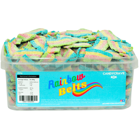 Candycrave Rainbow Belts Tub (600g)